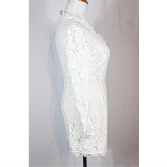 Temperley London Coco Ivory Lace Playsuit - Picture 7 of 11